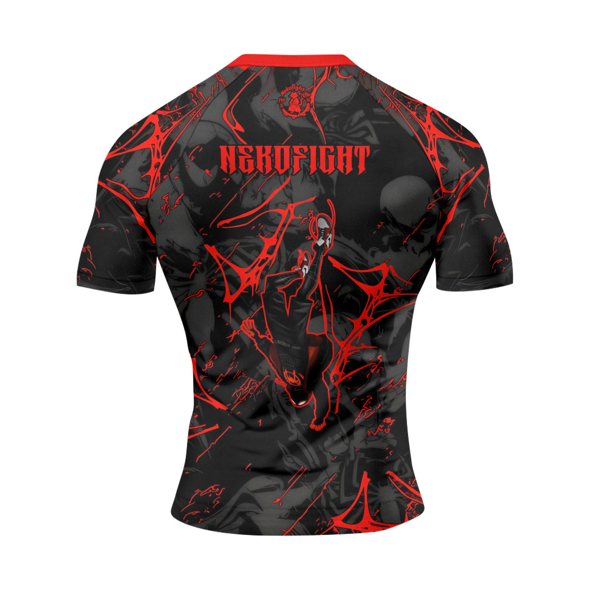 Black Spider Man Miles Morales Rash Guard