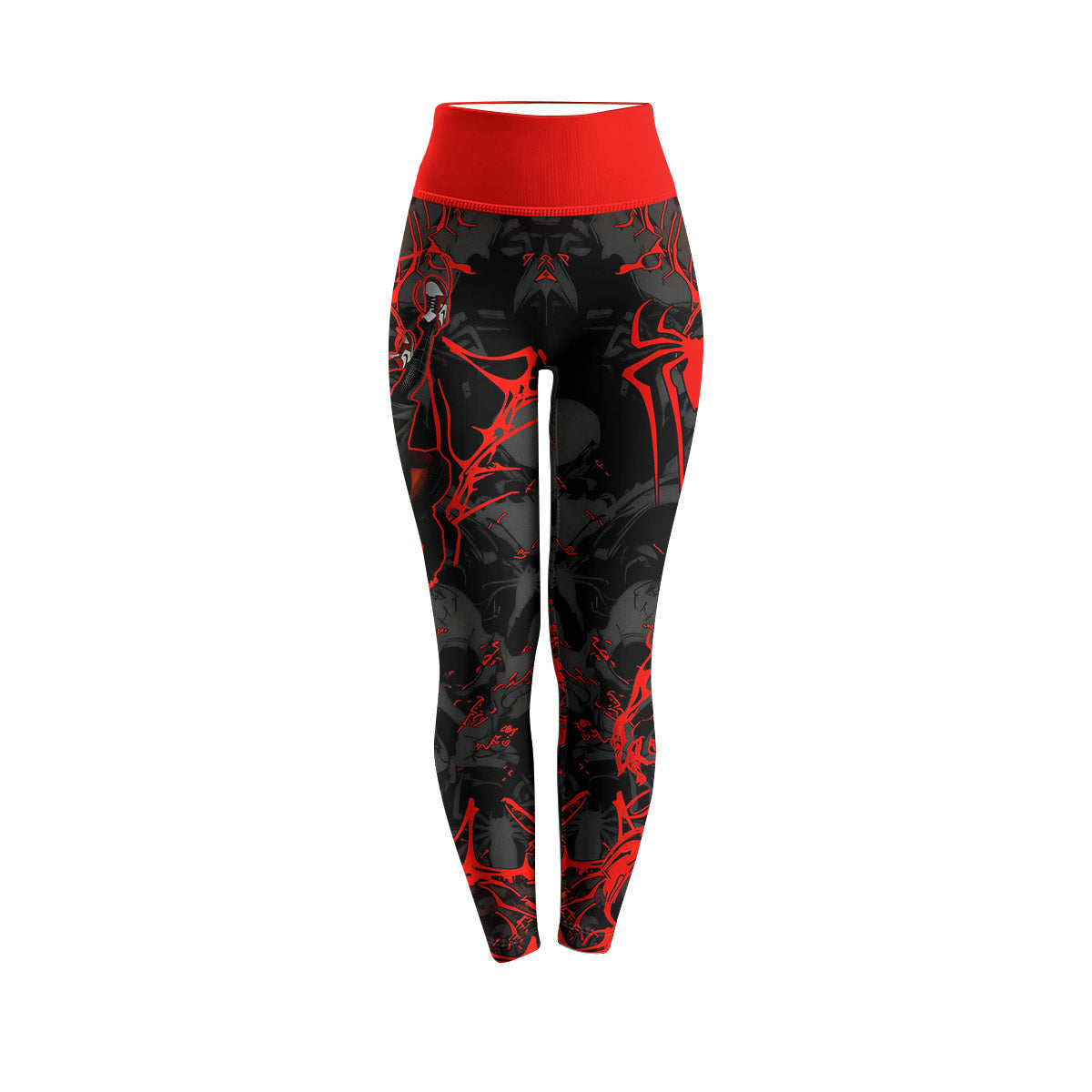  Black Spider Man Miles Morales Women's Leggings