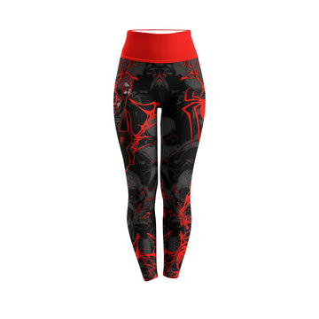  Black Spider Man Miles Morales Women's Leggings