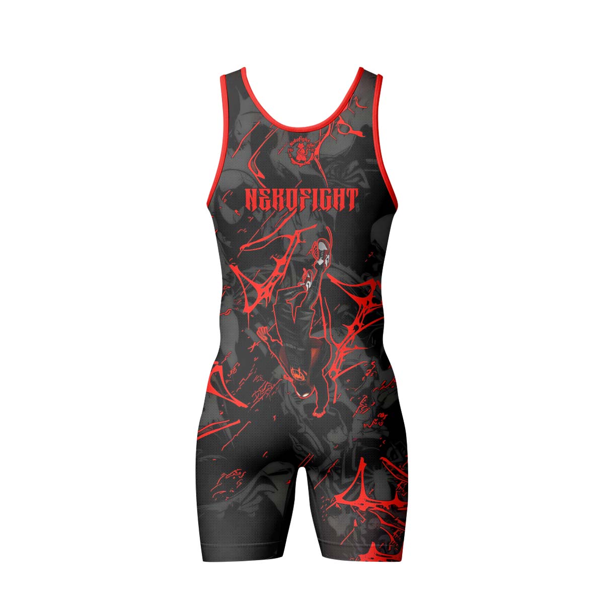  Black Spider Man Miles Morales Wrestling Singlet
