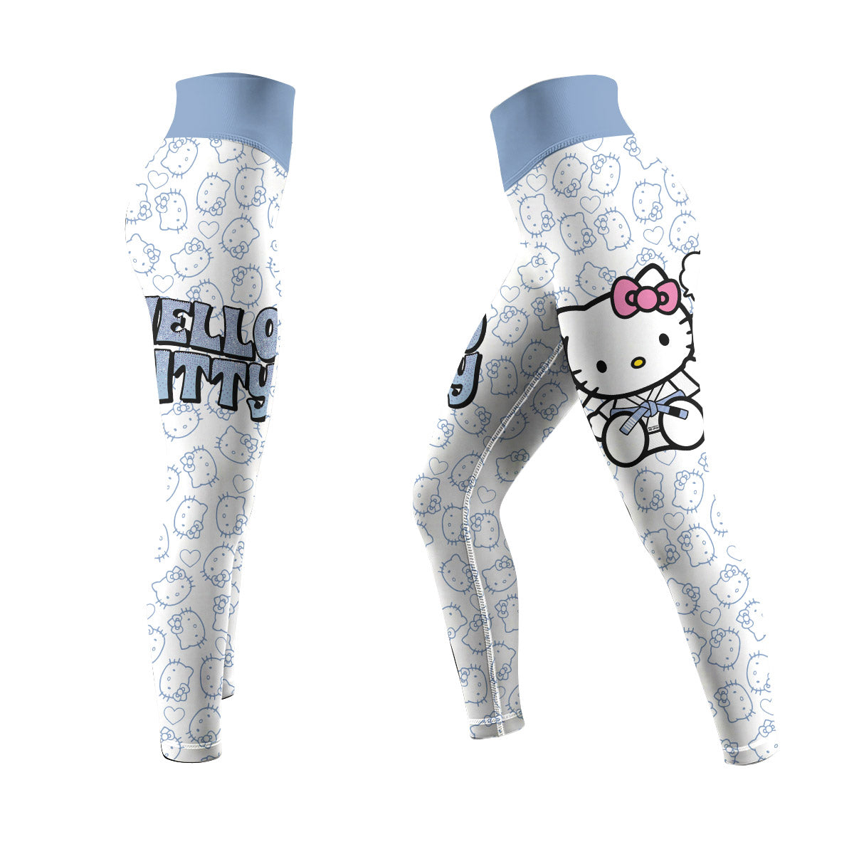 Blue Hello Kitty JiuJitsu Women's Leggings