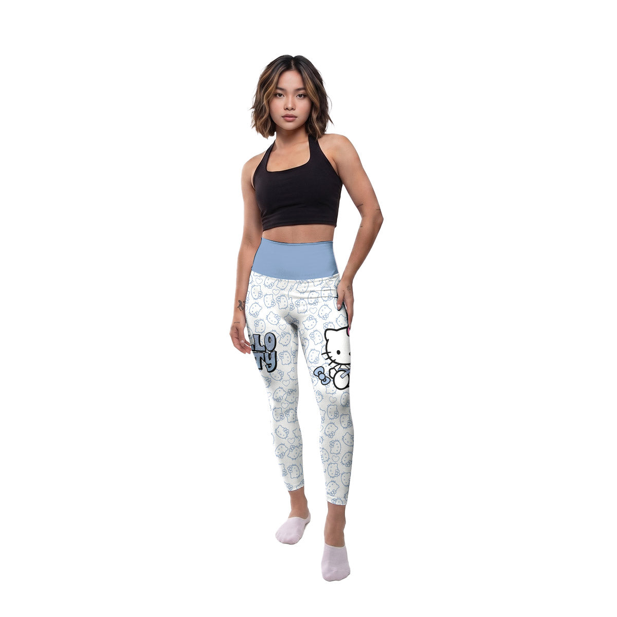 Blue Hello Kitty JiuJitsu Women's Leggings