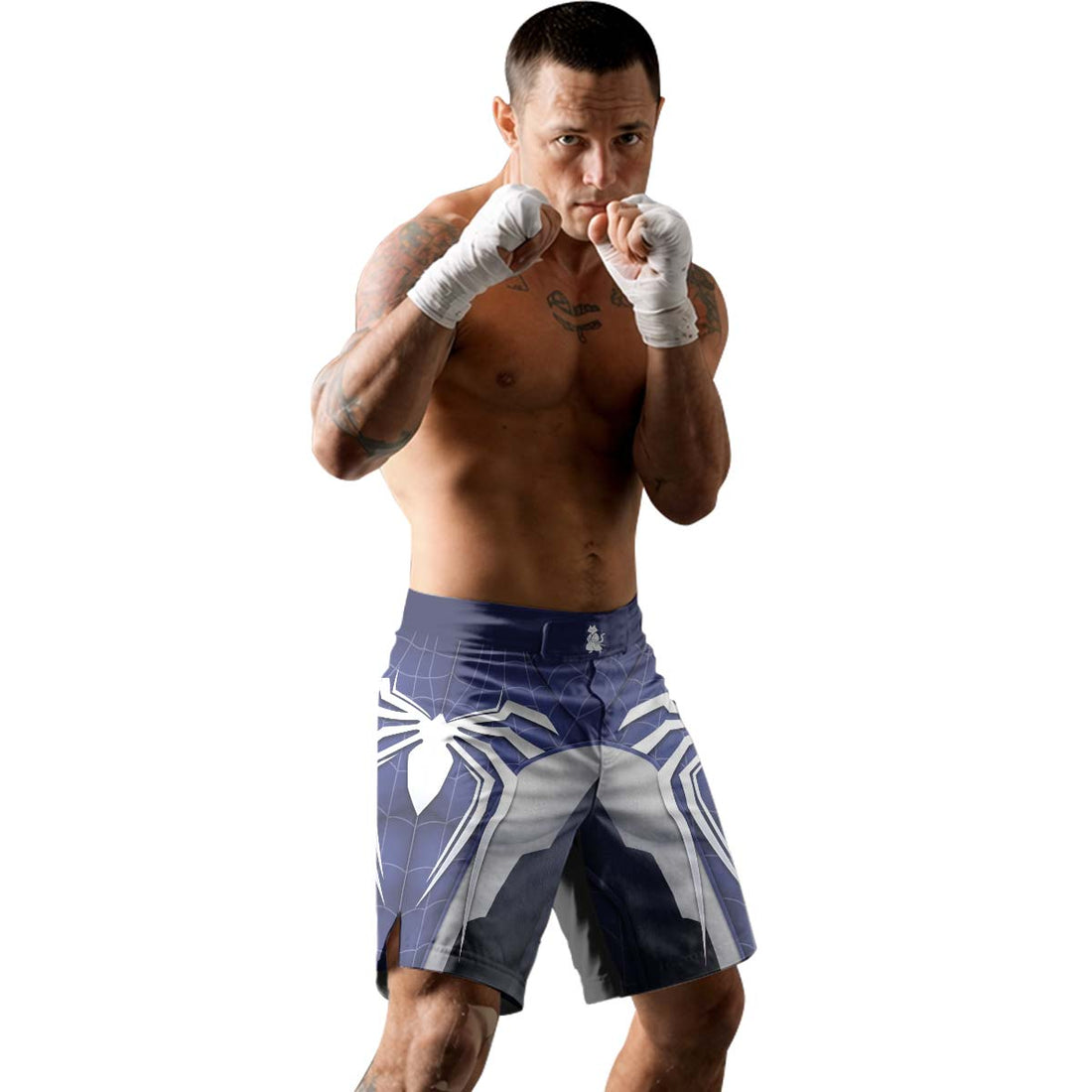 Blue Spider Battle Fight Shorts