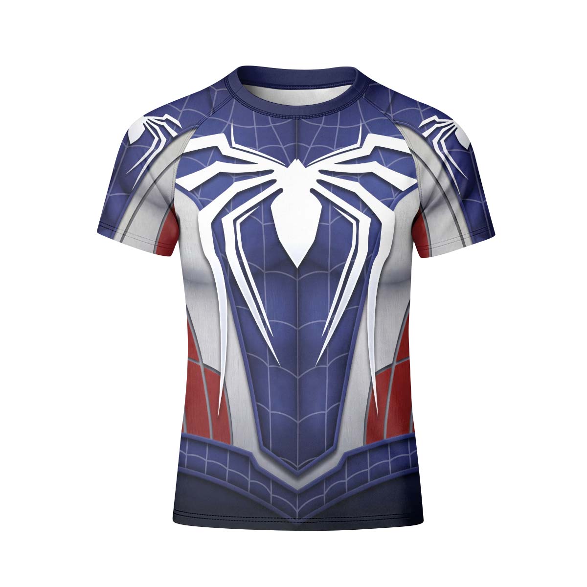 Blue Spider Battle Kid Rash Guard
