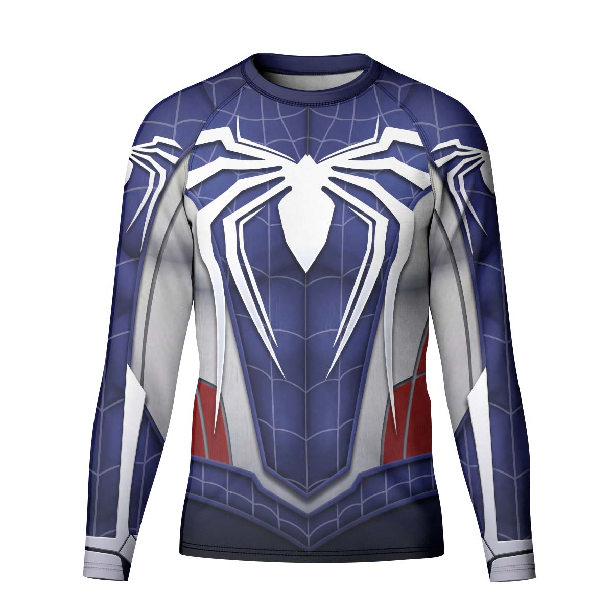 Blue Spider Battle Kid Rash Guard