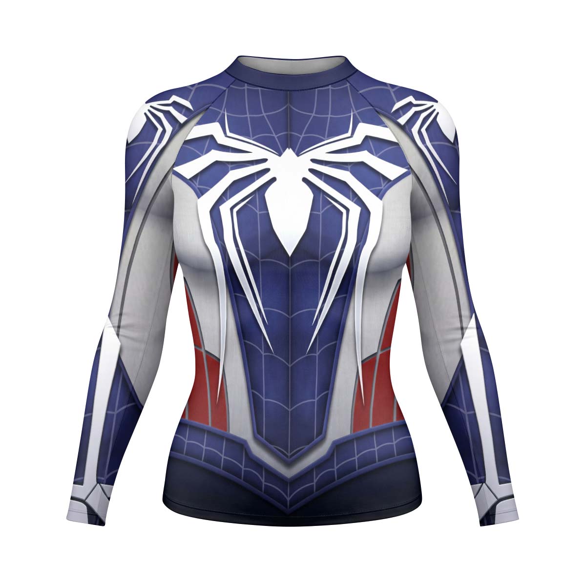 Blue Spider Battle Rash Guard