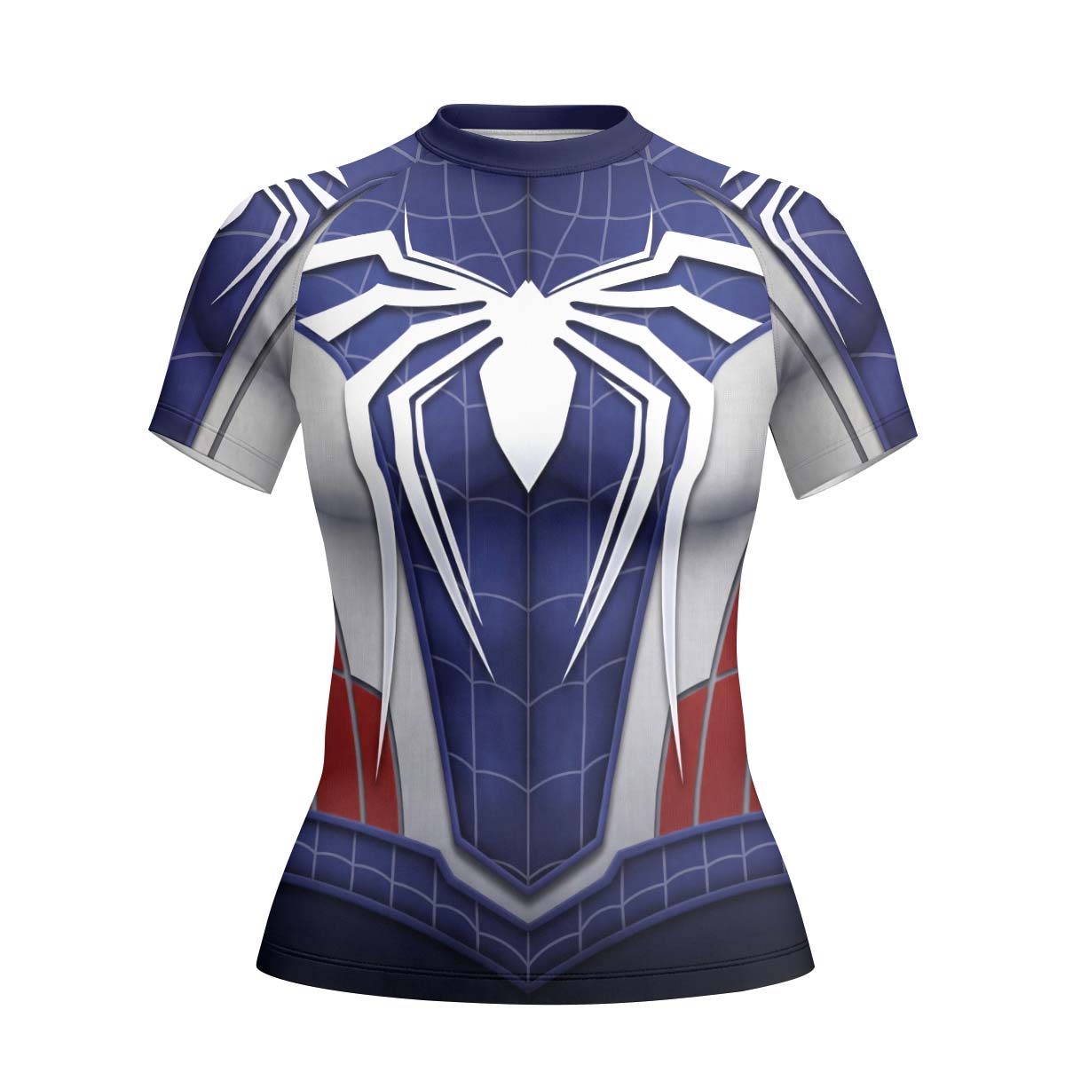 Blue Spider Battle Rash Guard