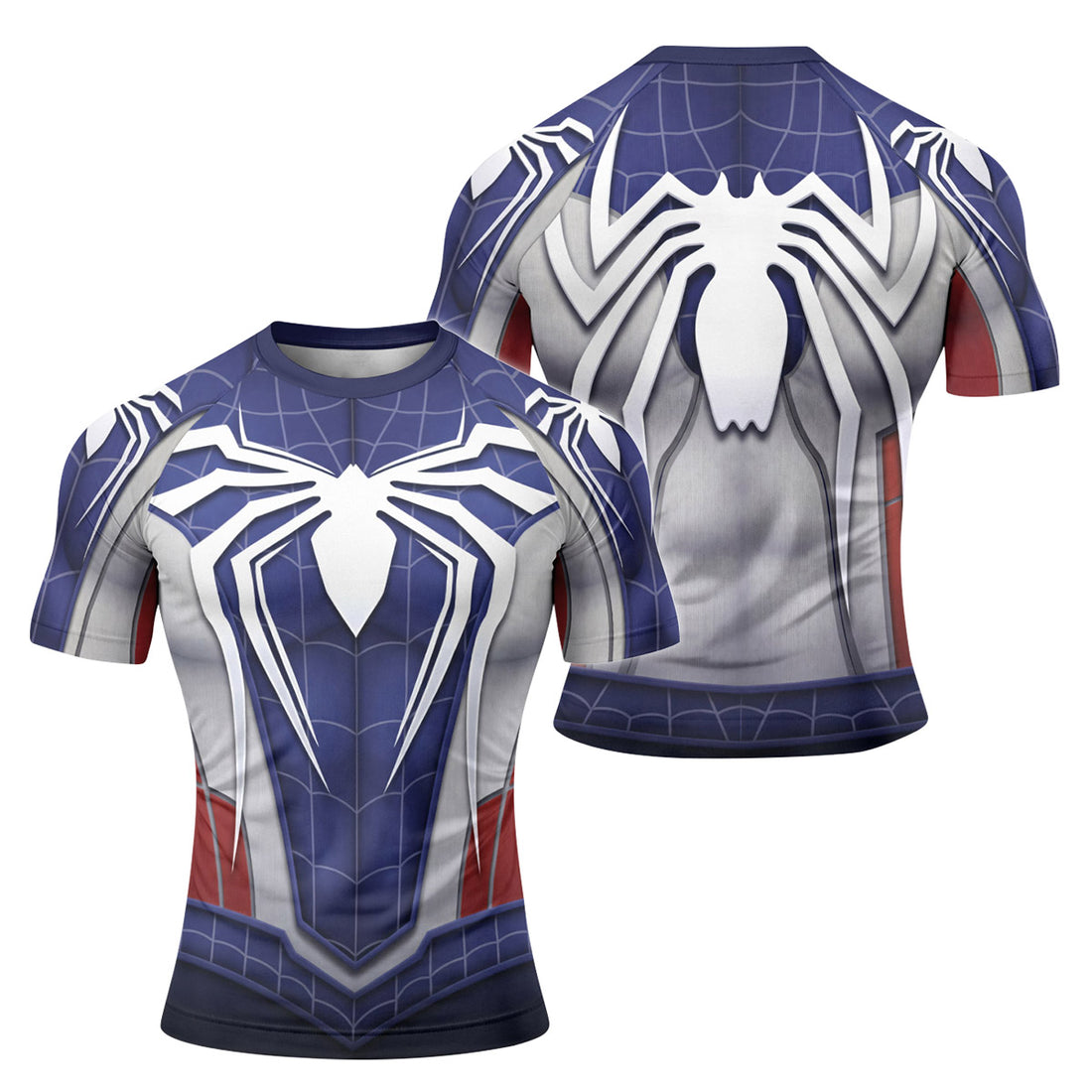 Blue Spider Battle Rash Guard