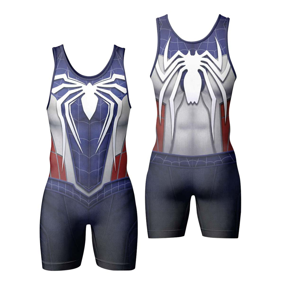 Blue Spider Battle Wrestling Singlet