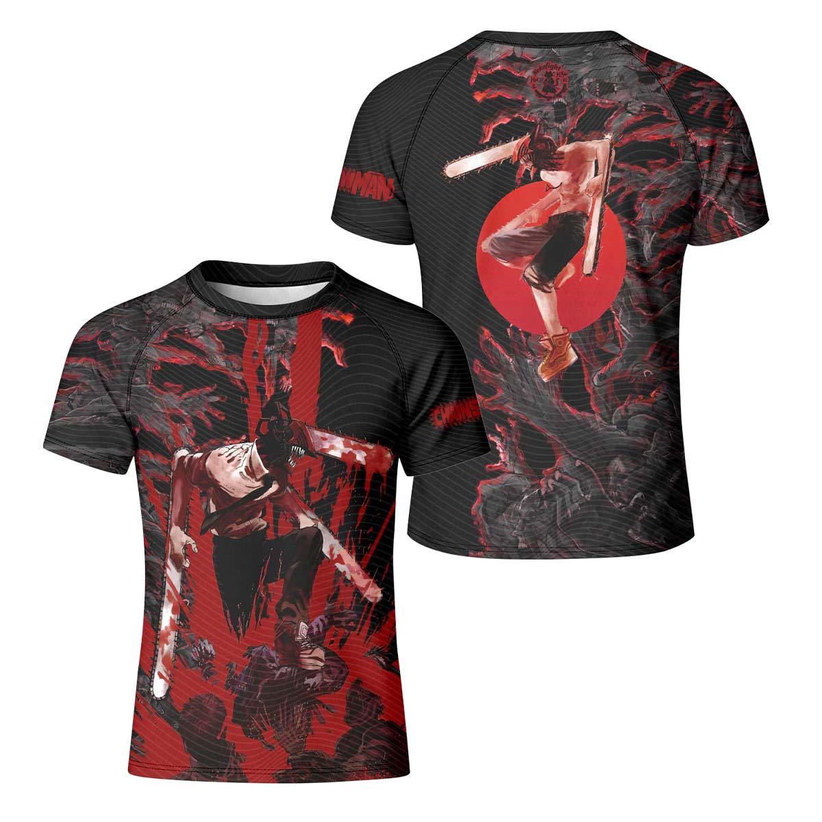  Chainsaw Man Chainsaw Devil Kid Rash Guard