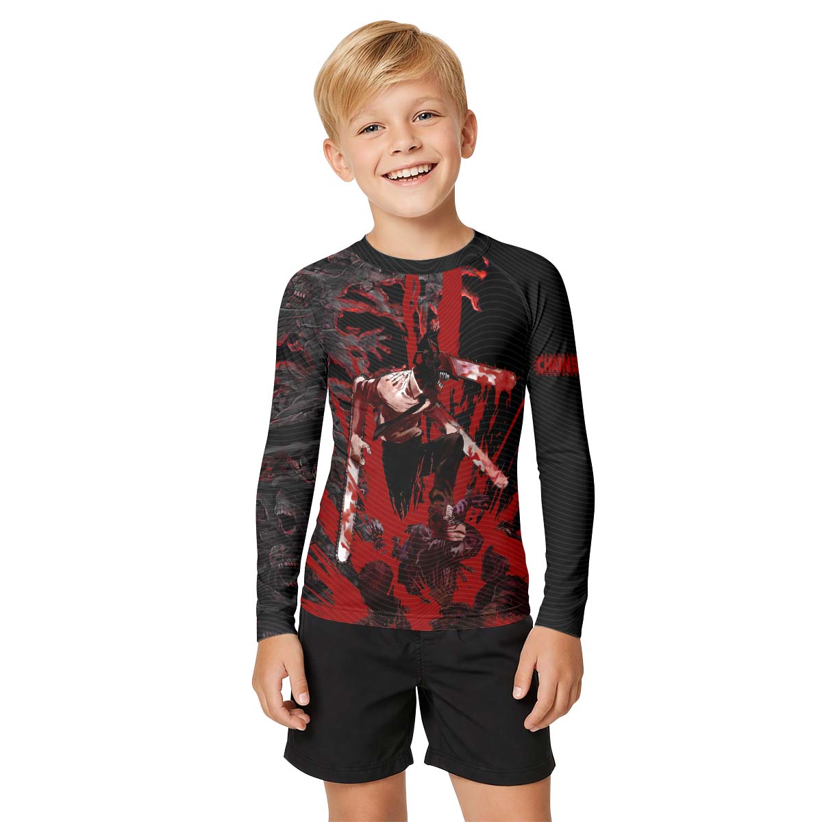Chainsaw Man Chainsaw Devil Kid Rash Guard