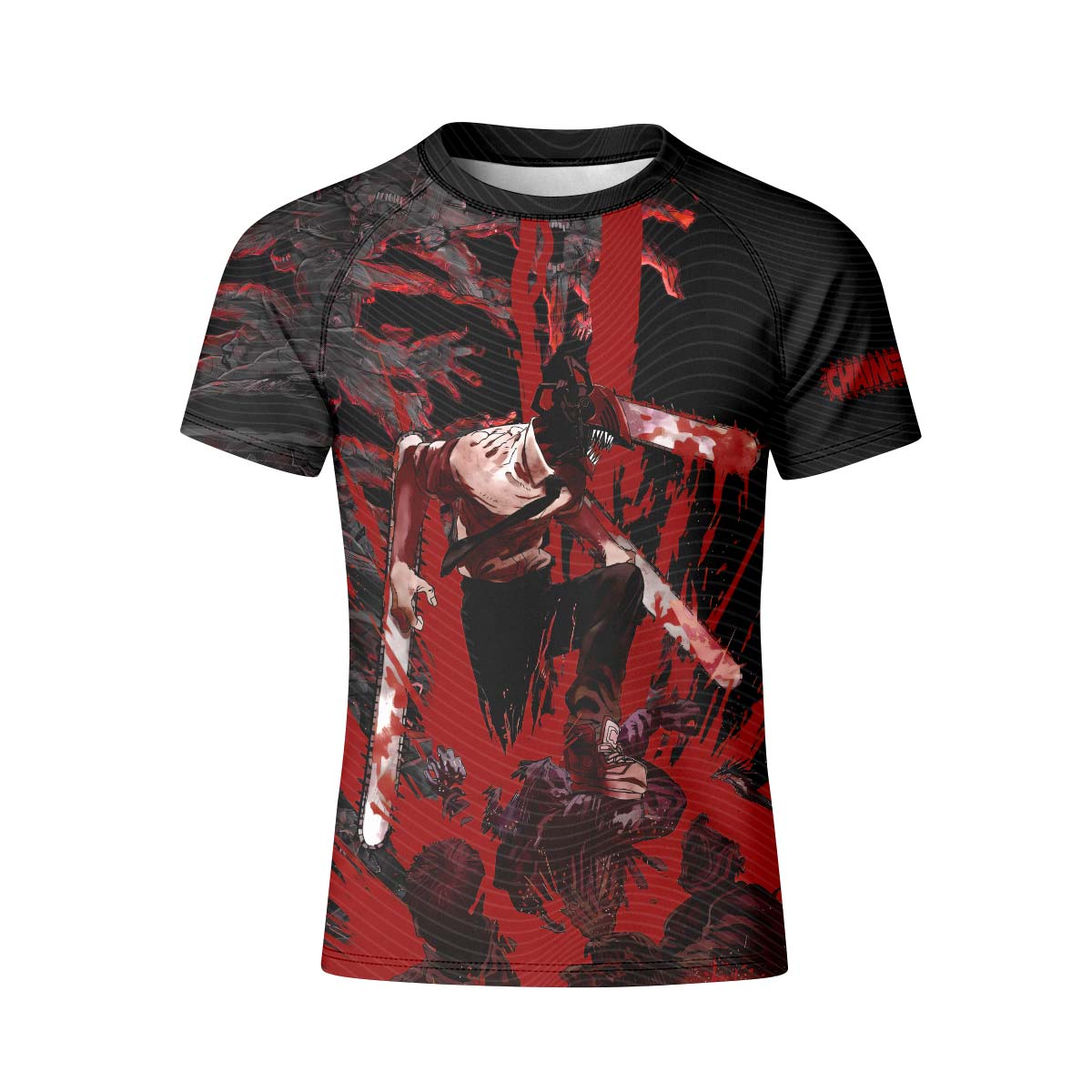  Chainsaw Man Chainsaw Devil Kid Rash Guard