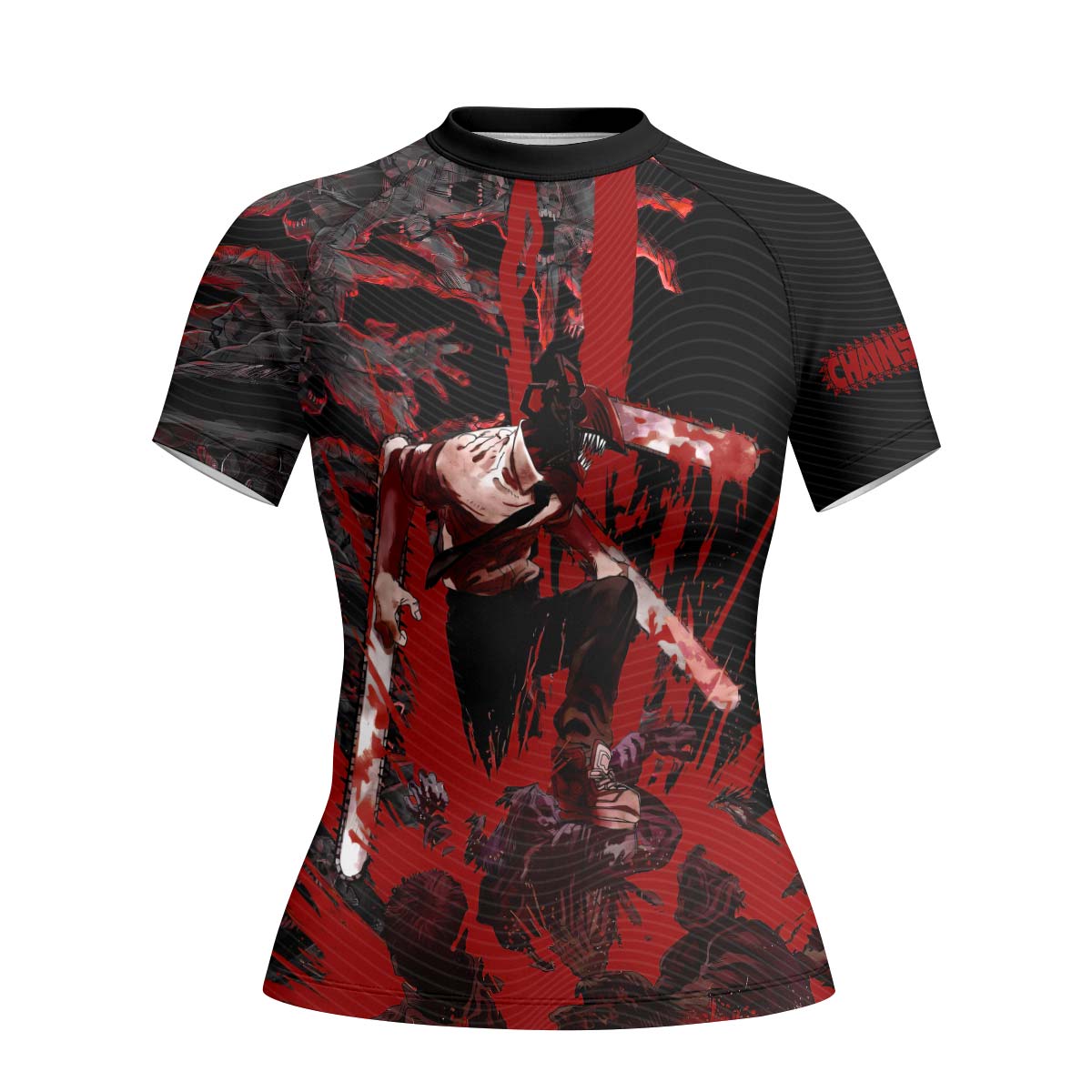  Chainsaw Man Chainsaw Devil Rash Guard
