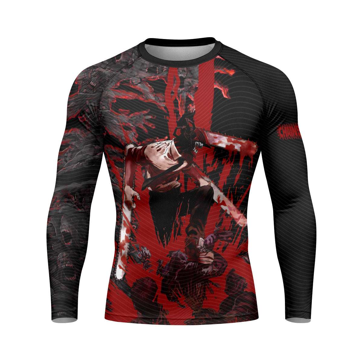  Chainsaw Man Chainsaw Devil Rash Guard