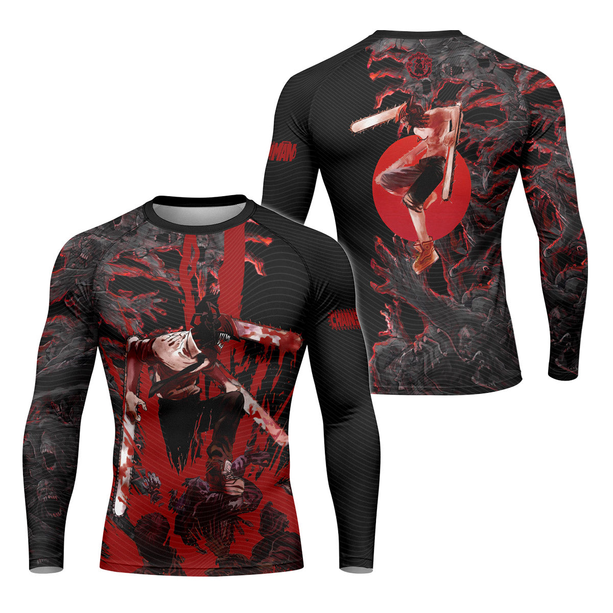  Chainsaw Man Chainsaw Devil Rash Guard