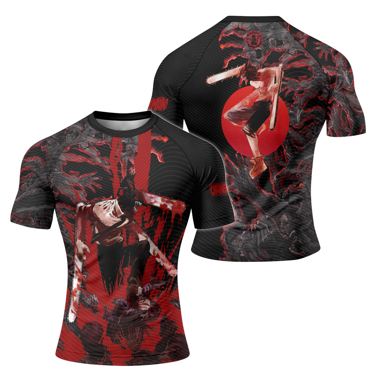  Chainsaw Man Chainsaw Devil Rash Guard