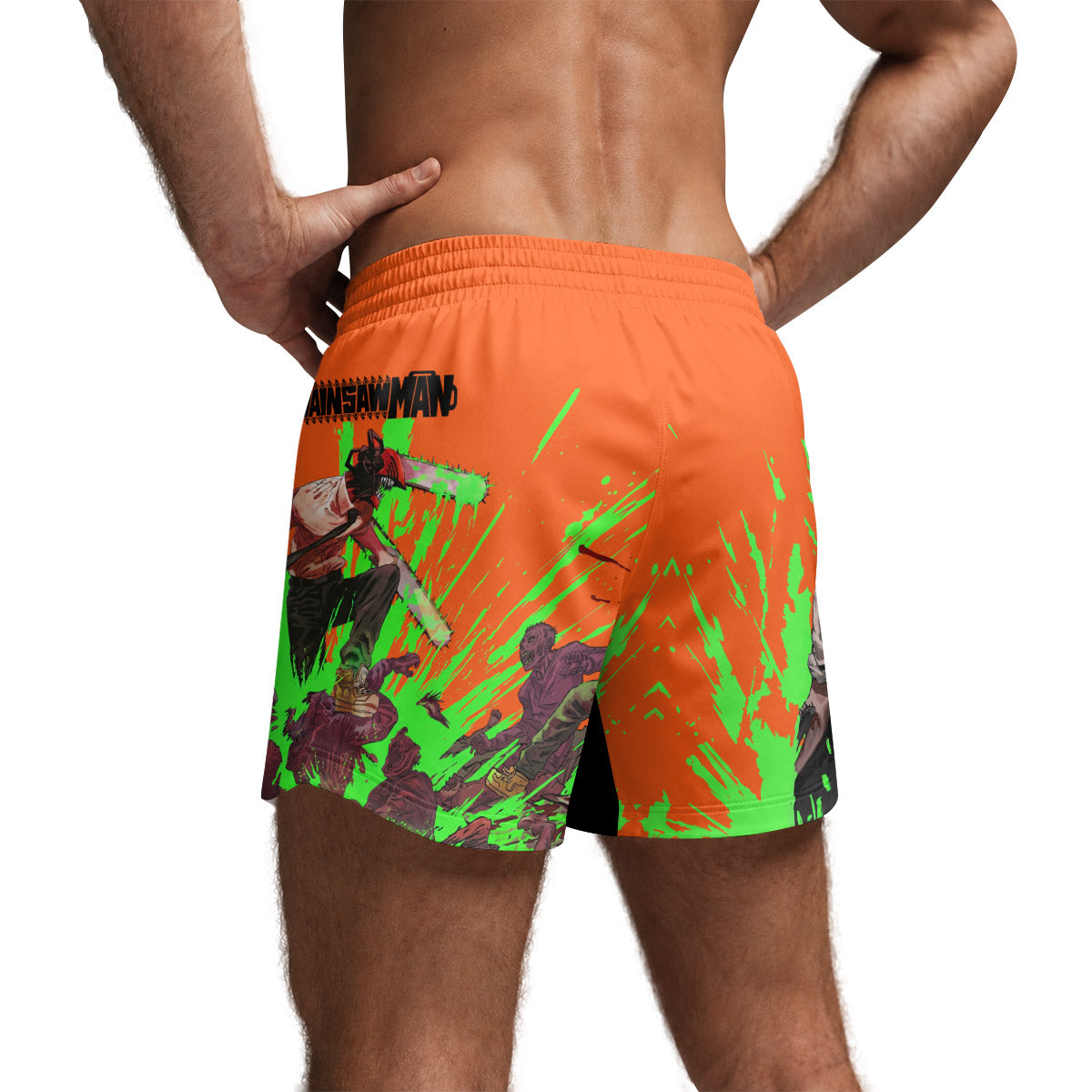  Chainsaw Man Grappling Shorts