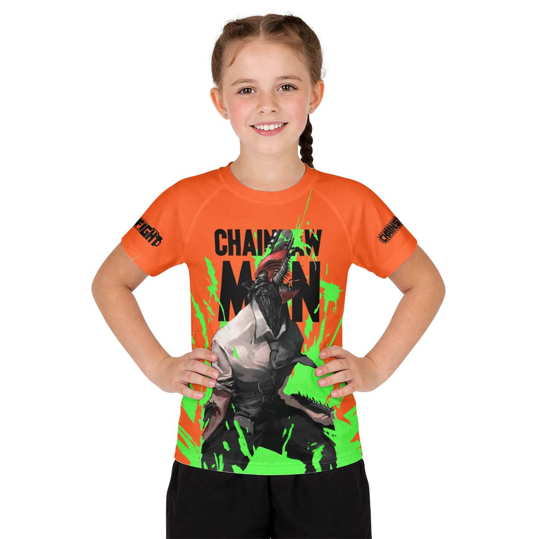  Chainsaw Man Kid Rash Guard