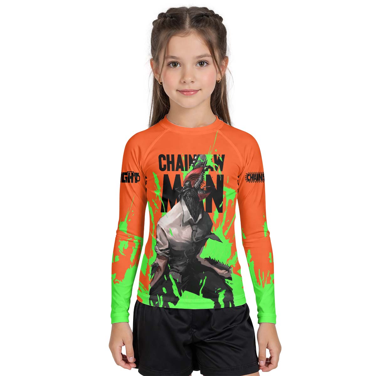 Chainsaw Man Kid Rash Guard