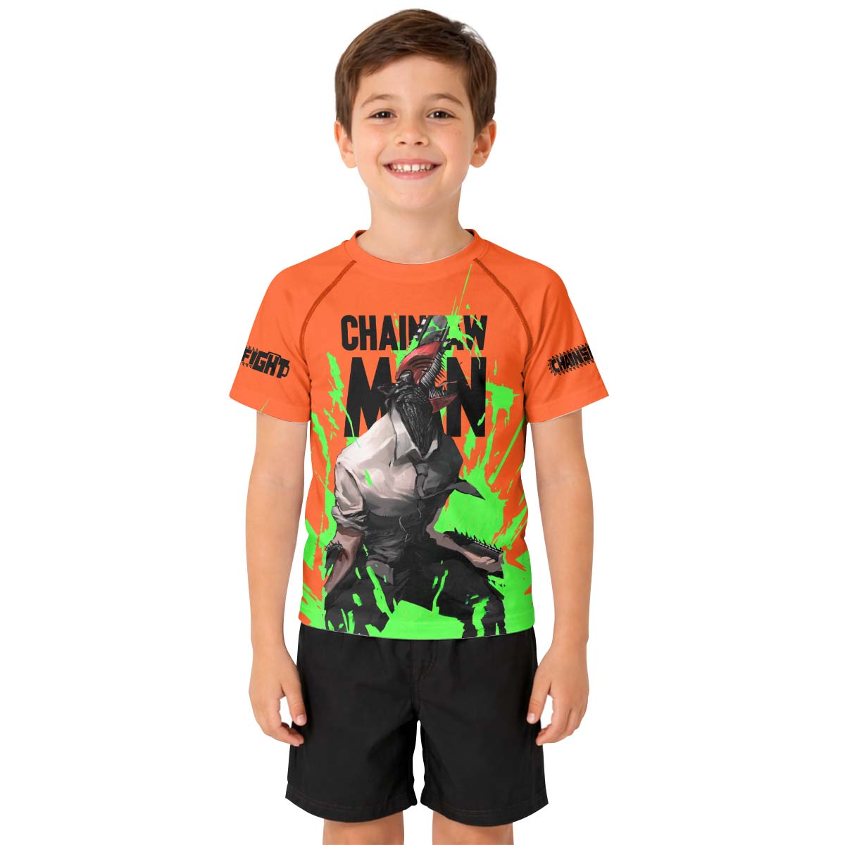  Chainsaw Man Kid Rash Guard