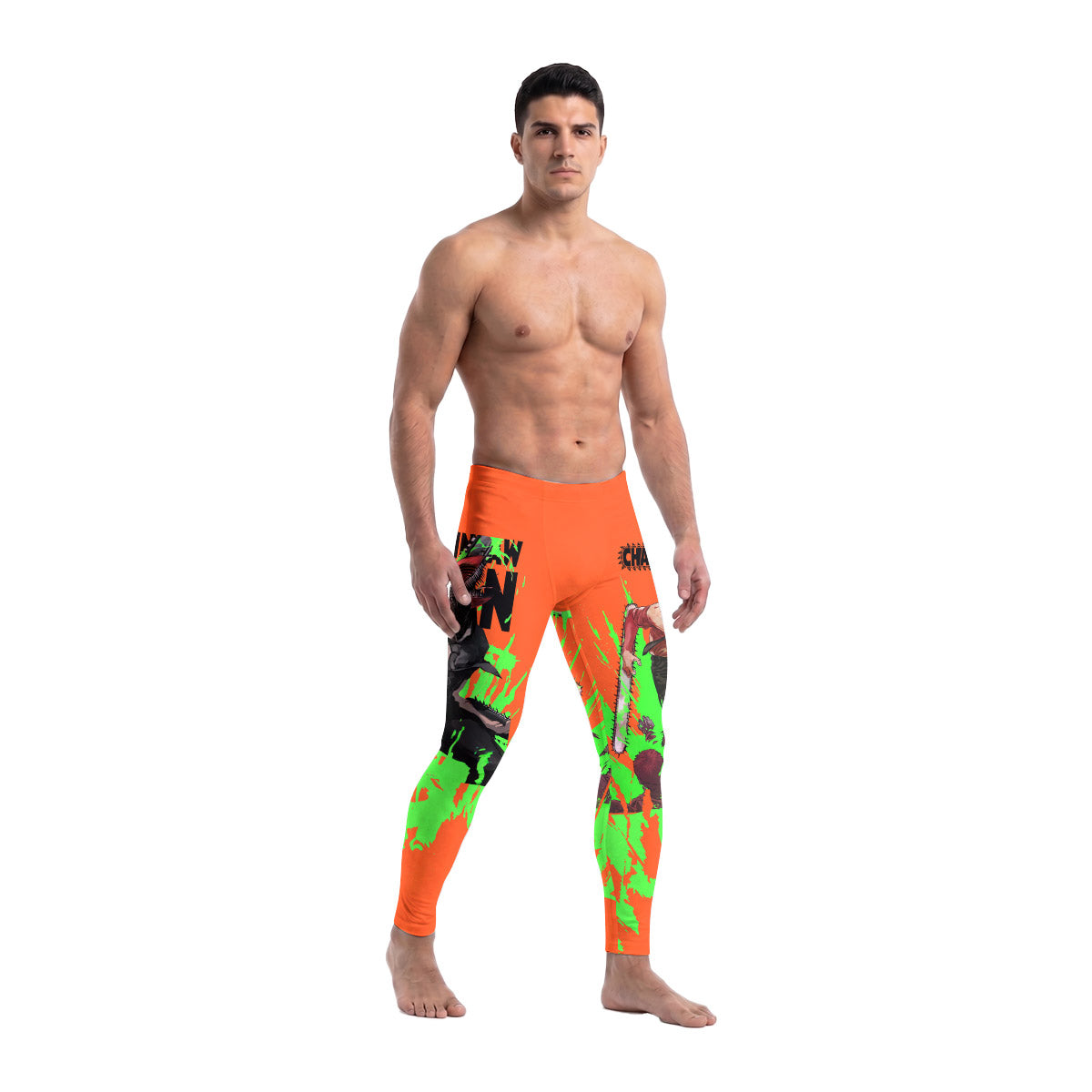  Chainsaw Man Men's Compression Leggings