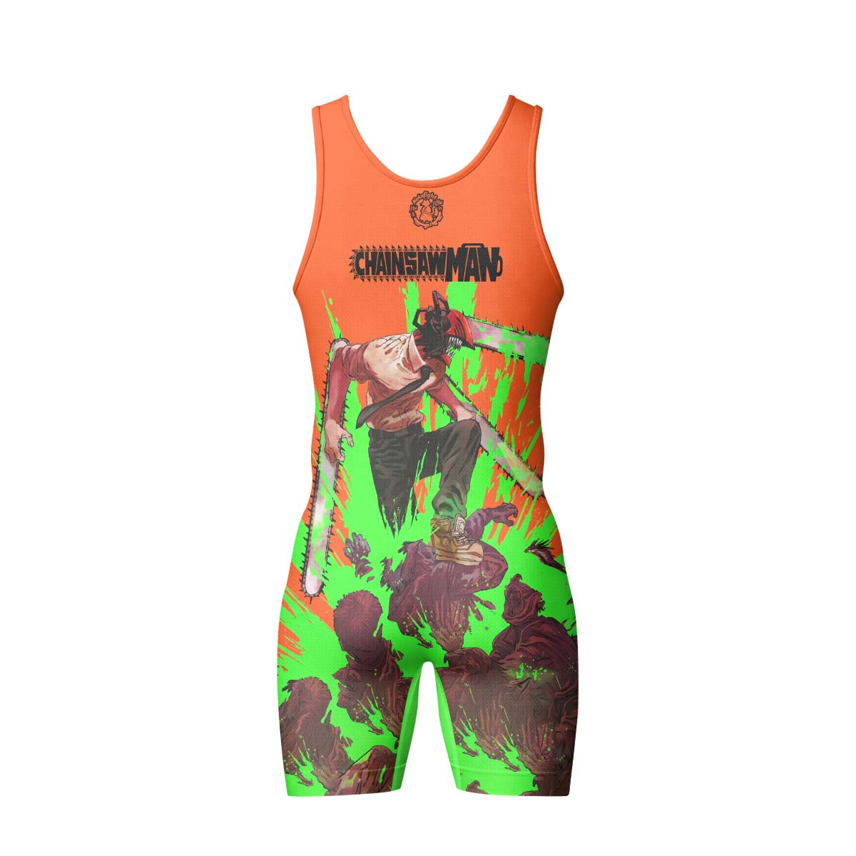  Chainsaw Man Wrestling Singlet