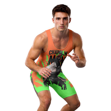  Chainsaw Man Wrestling Singlet