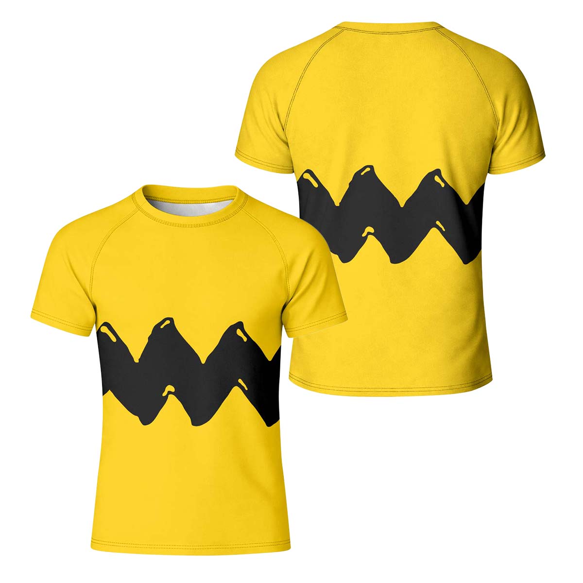 Charlie Brown Cosplay Kid Rash Guard