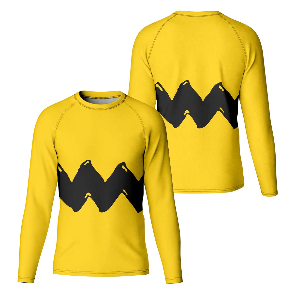 Charlie Brown Cosplay Kid Rash Guard
