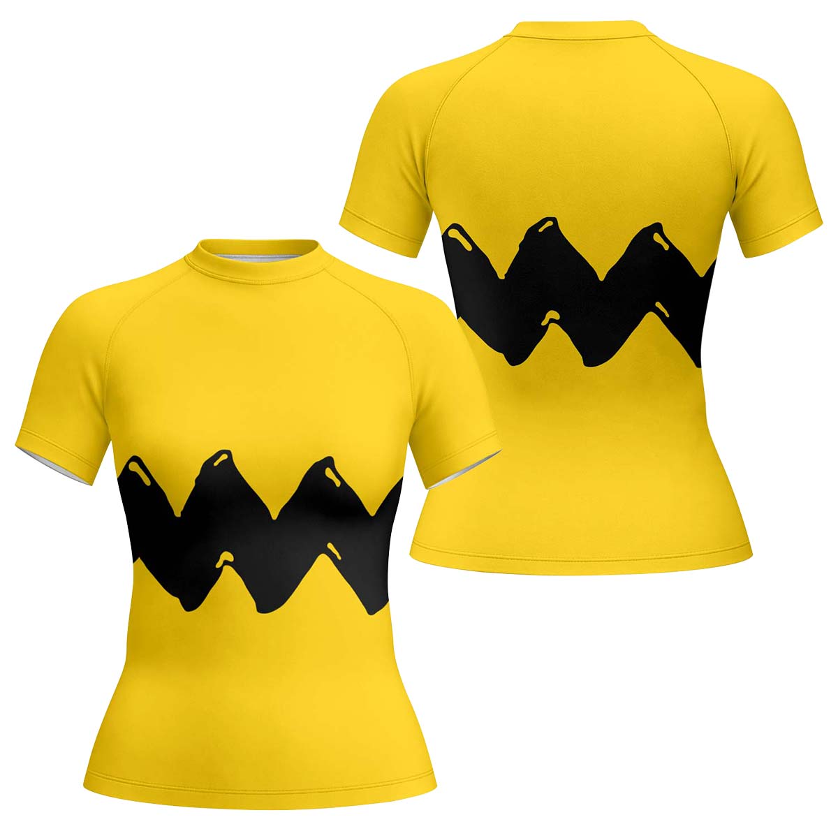 Charlie Brown Cosplay Rash Guard