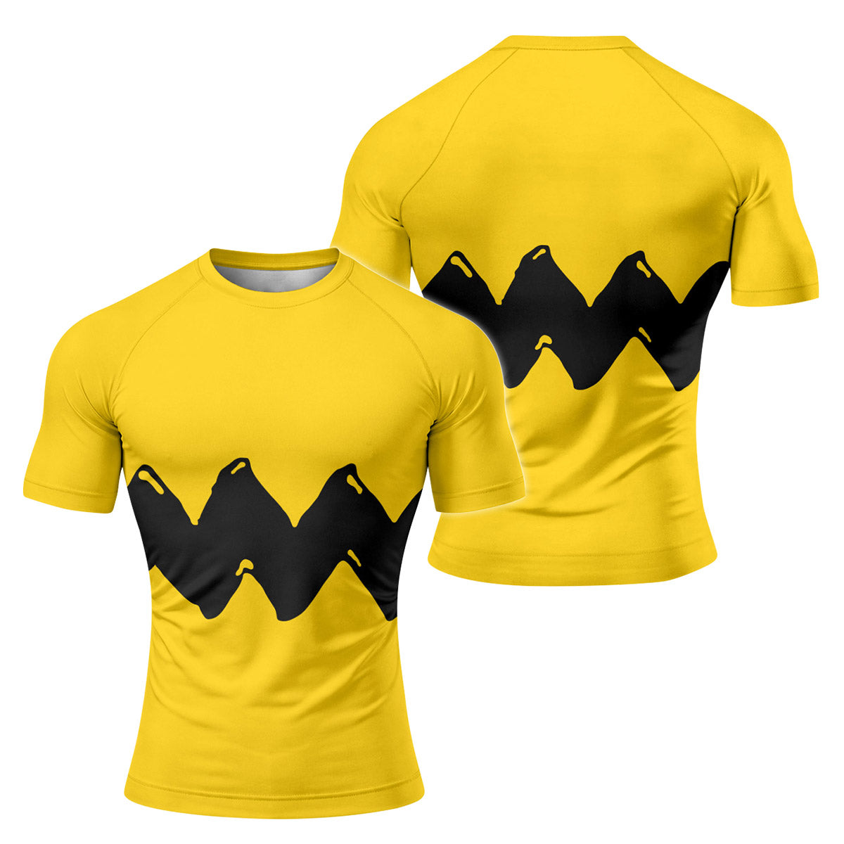 Charlie Brown Cosplay Rash Guard