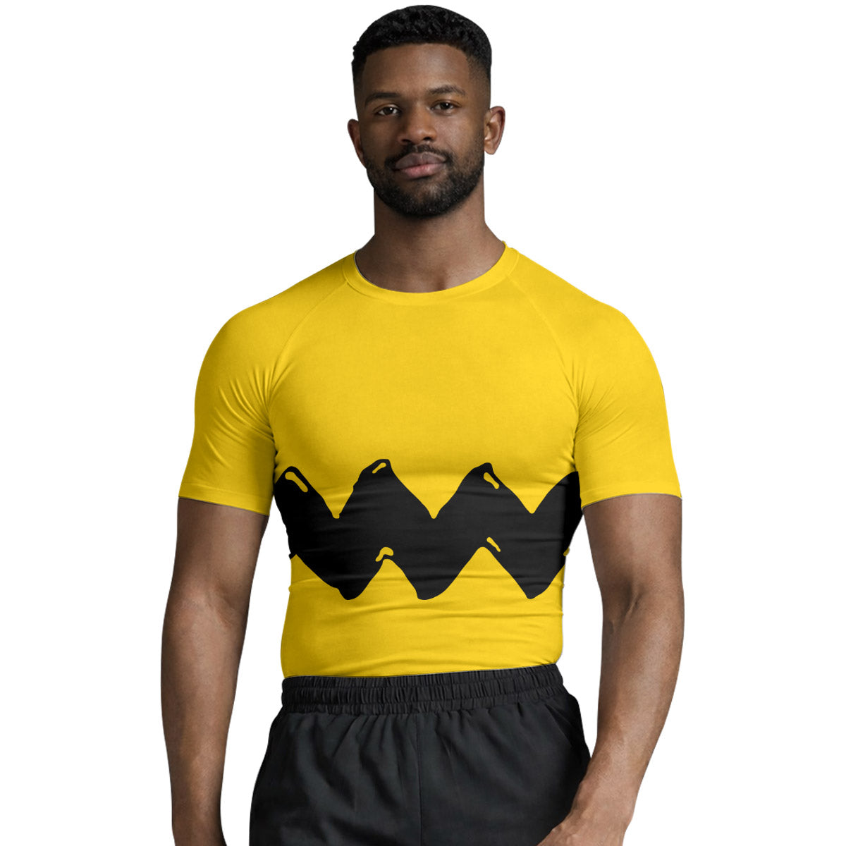 Charlie Brown Cosplay Rash Guard