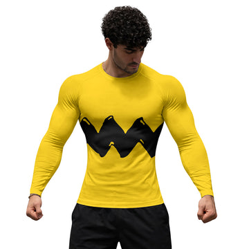 Charlie Brown Cosplay Rash Guard