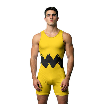 Charlie Brown Cosplay Wrestling Singlet
