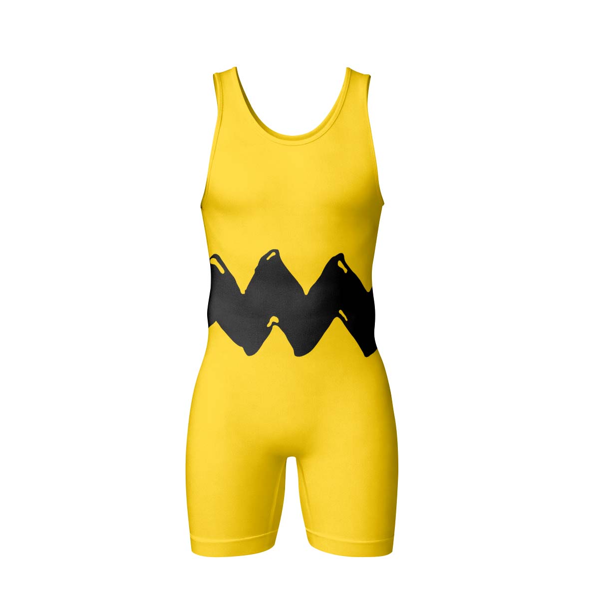 Charlie Brown Cosplay Wrestling Singlet
