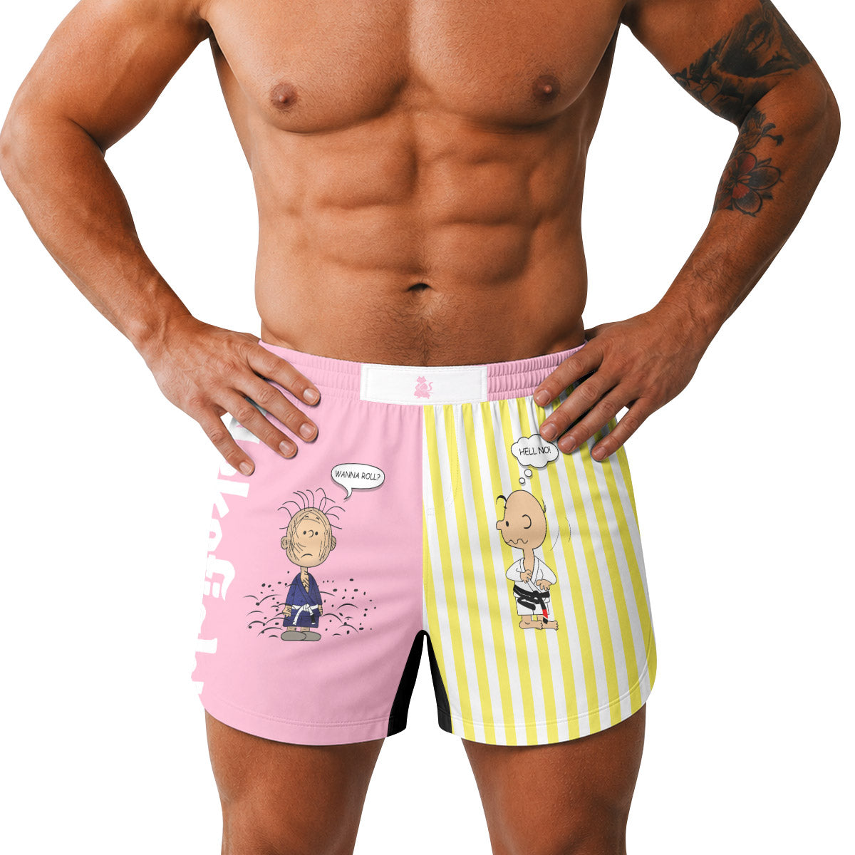 Charlie Brown Wanna Roll Grappling Shorts