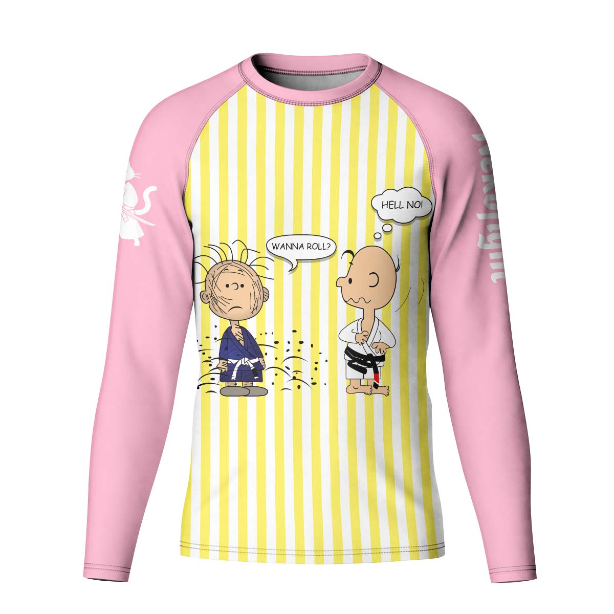 Charlie Brown Wanna Roll Kid Rash Guard