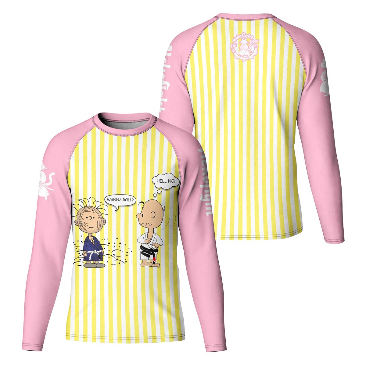 Charlie Brown Wanna Roll Kid Rash Guard
