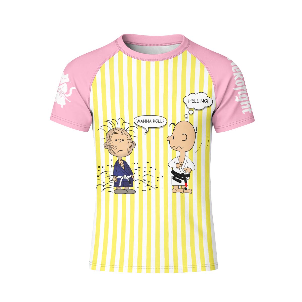 Charlie Brown Wanna Roll Kid Rash Guard