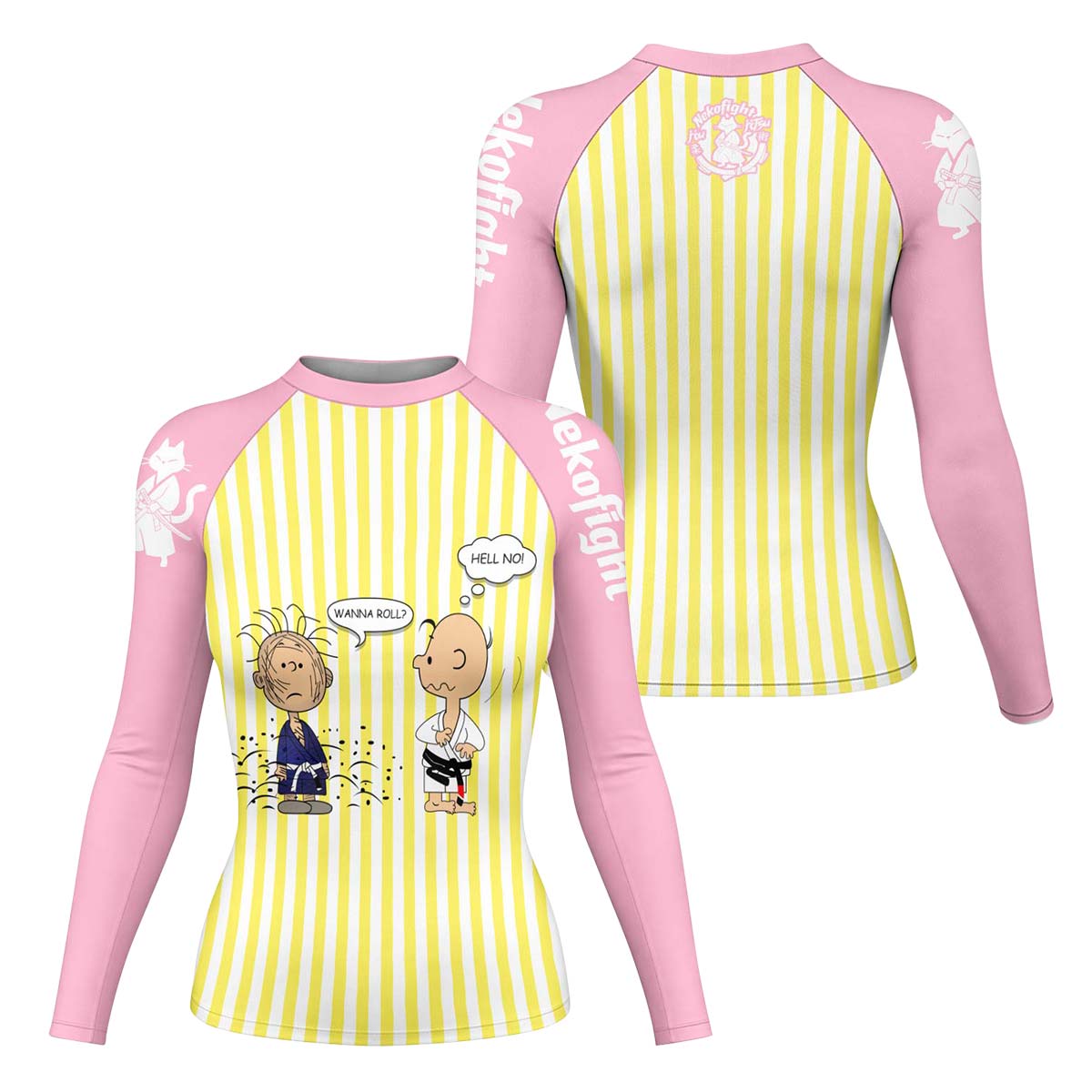 Charlie Brown Wanna Roll Rash Guard