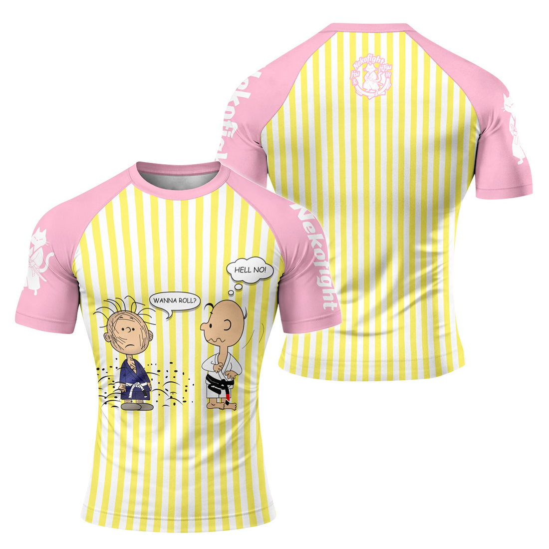 Charlie Brown Wanna Roll Rash Guard