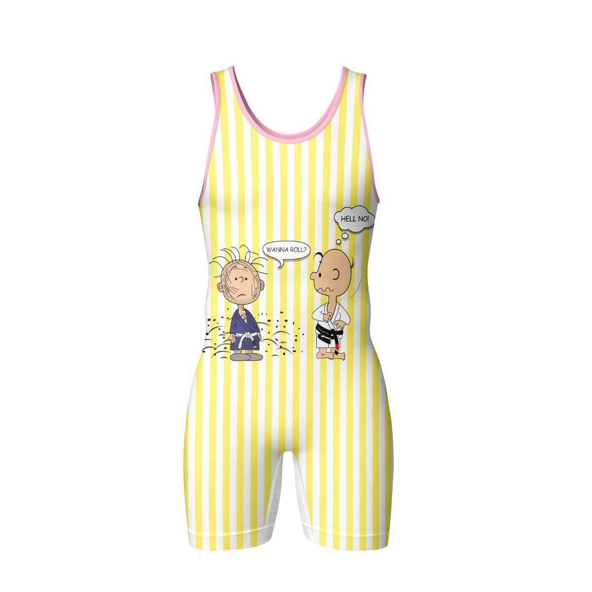 Charlie Brown Wanna Roll Wrestling Singlet
