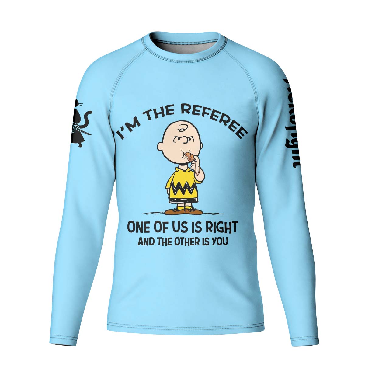 Charlie Referee Blue Kid Rash Guard