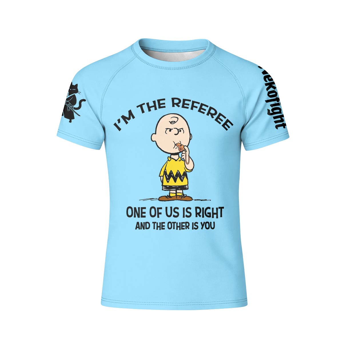Charlie Referee Blue Kid Rash Guard