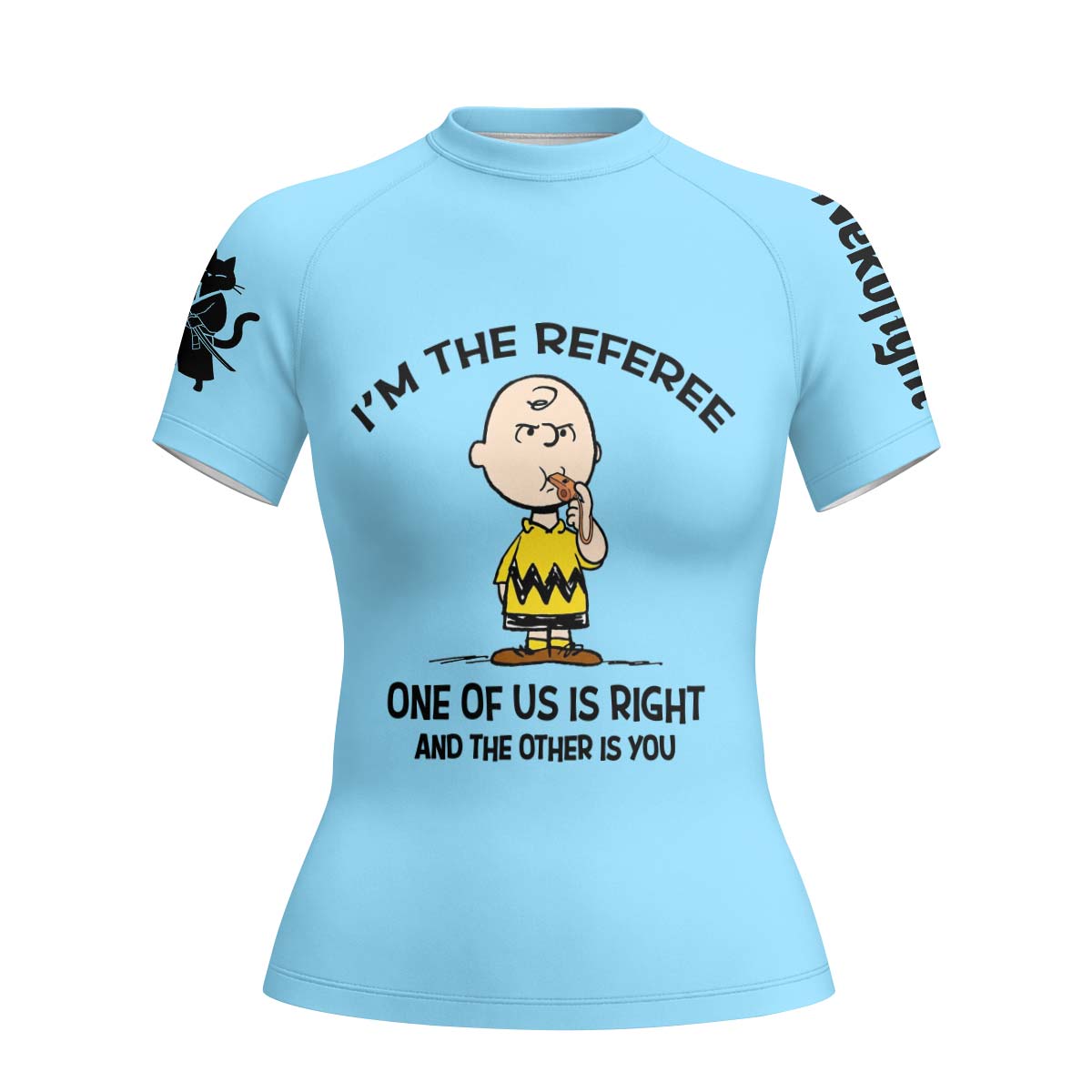 Charlie Referee Blue Rash Guard