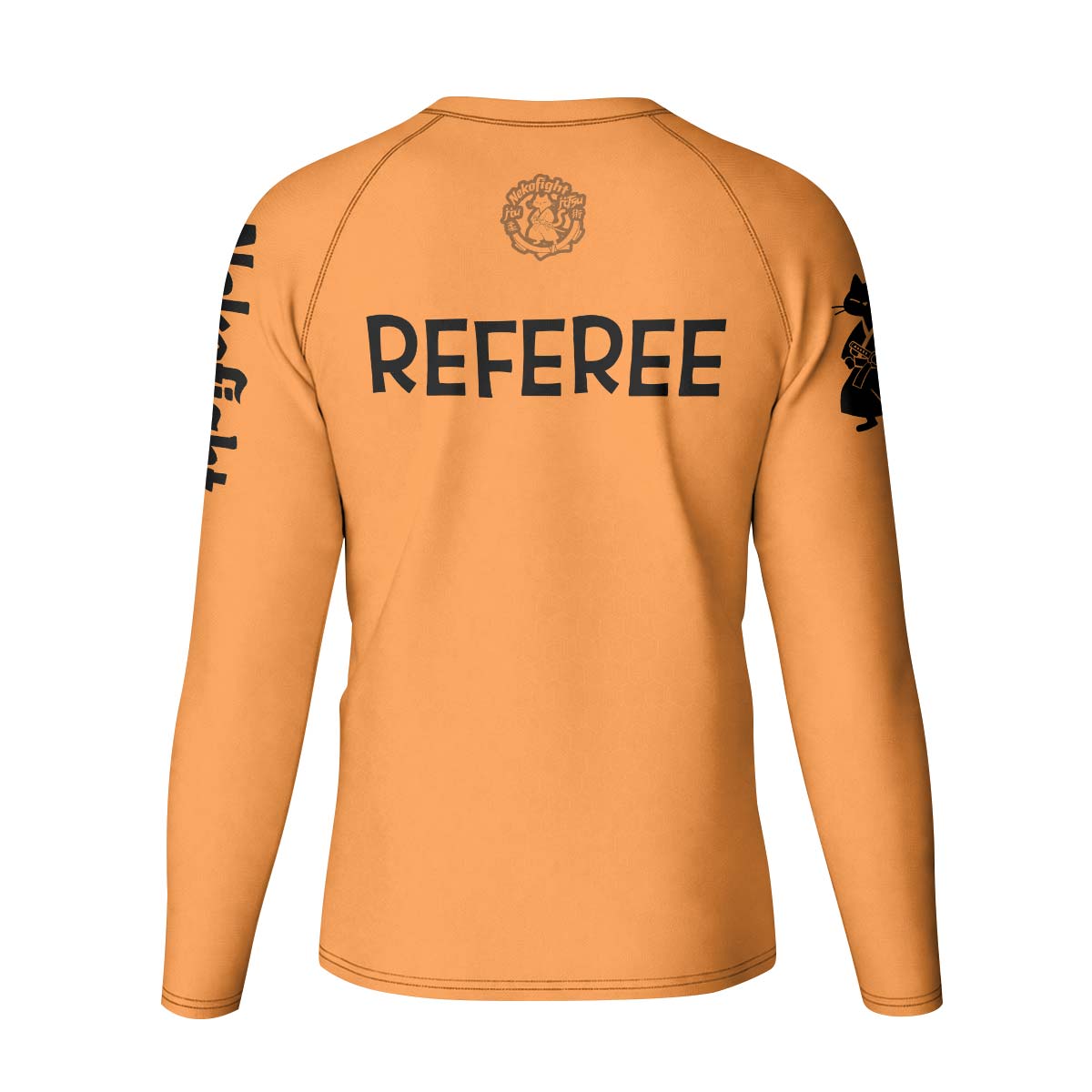 Charlie Referee Orange Kid Rash Guard