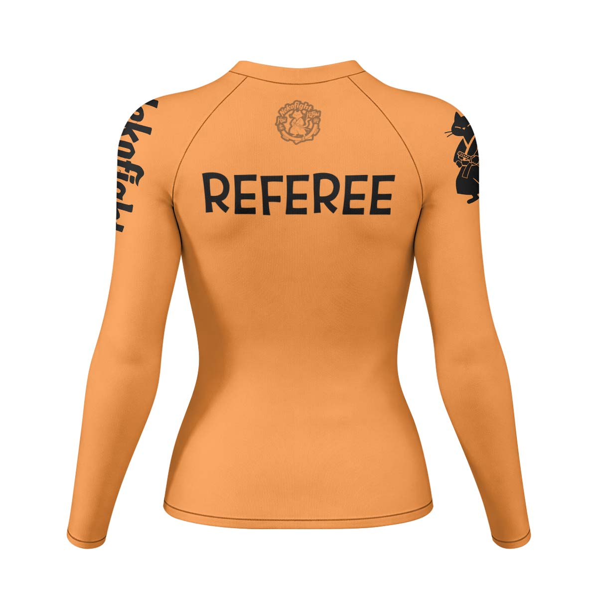Charlie Referee Orange Rash Guard