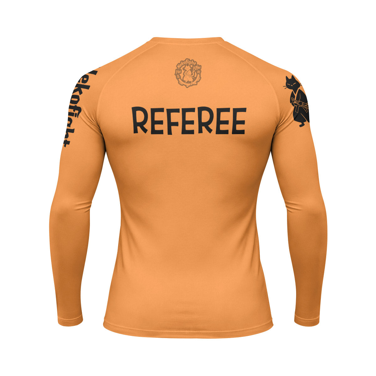 Charlie Referee Orange Rash Guard