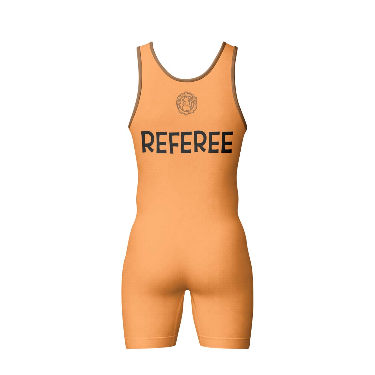 Charlie Referee Orange Wrestling Singlet