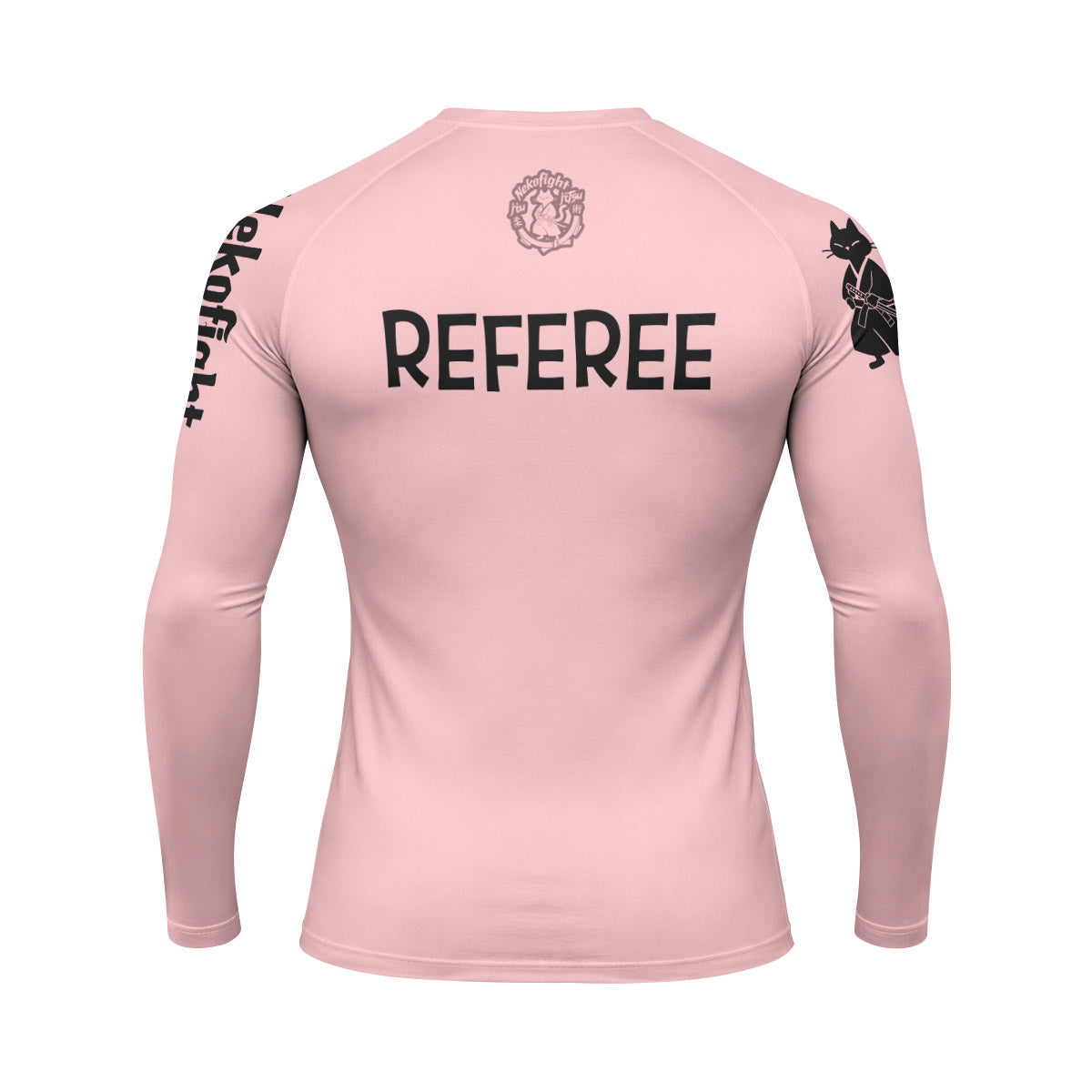 Charlie Referee Pink Rash Guard